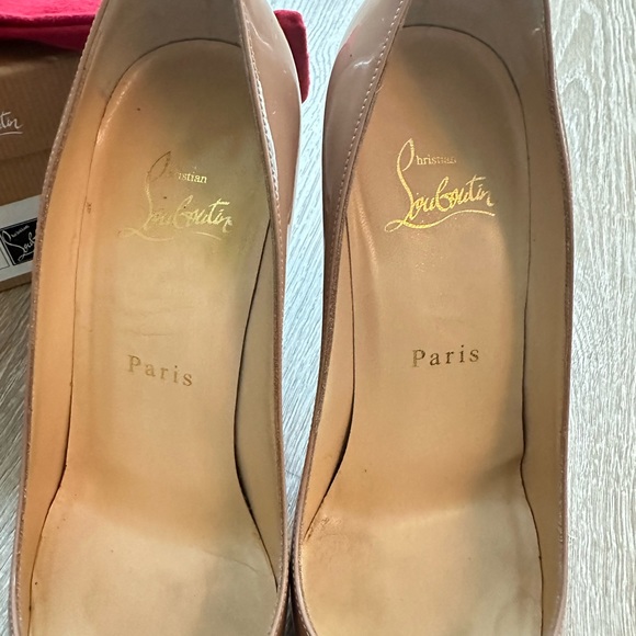 Christian Louboutin nude decolette 554 - Picture 3 of 9